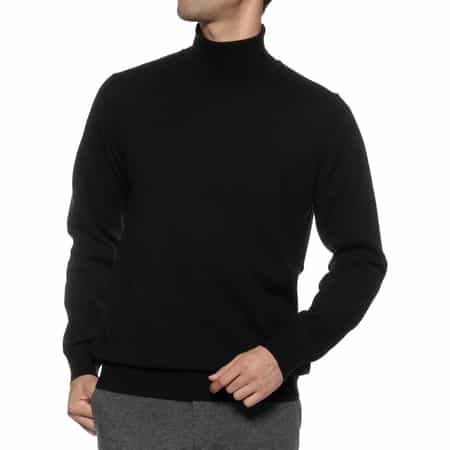 ウォッシャブル タートルネックニットプルオーバー