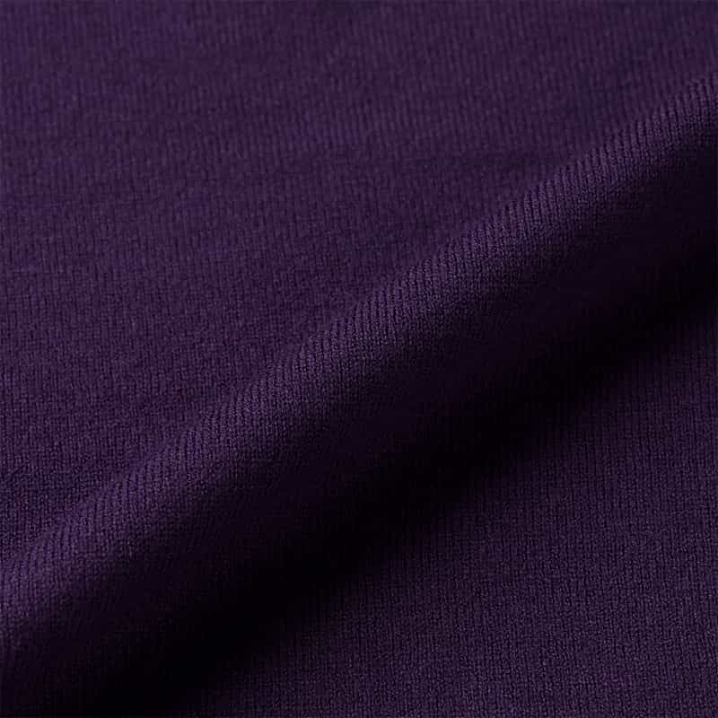BARNEYS NEW YORK ウォッシャブル ハーフジップニットプルオーバー PURPLE