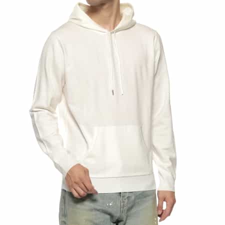 フード付ニットプルオーバー