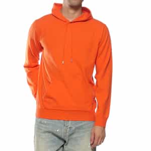 フード付ニットプルオーバー