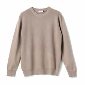 ウォッシャブル クルーネックニットプルオーバー