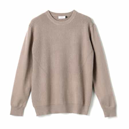ウォッシャブル クルーネックニットプルオーバー