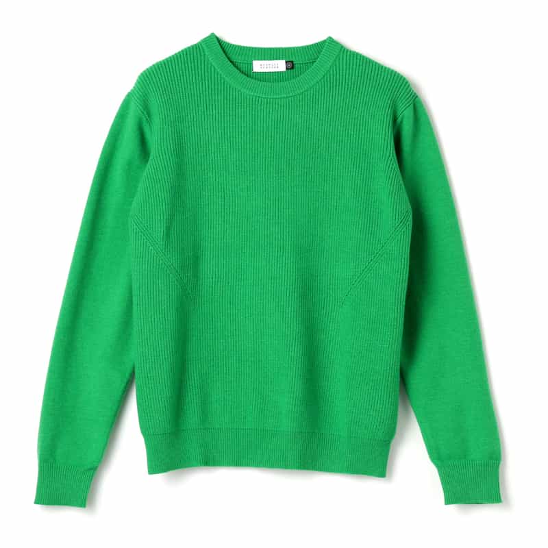 ウォッシャブル クルーネックニットプルオーバー