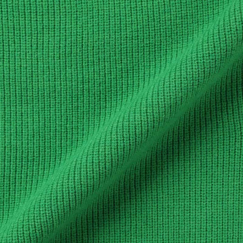 BARNEYS NEW YORK ウォッシャブル クルーネックニットプルオーバー GREEN