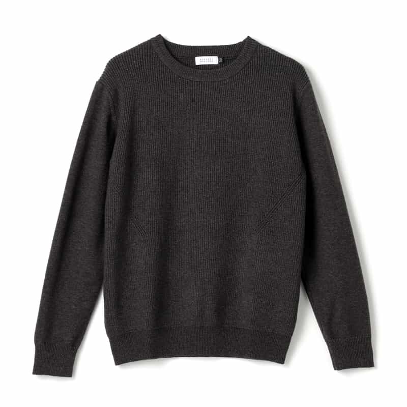 ウォッシャブル クルーネックニットプルオーバー