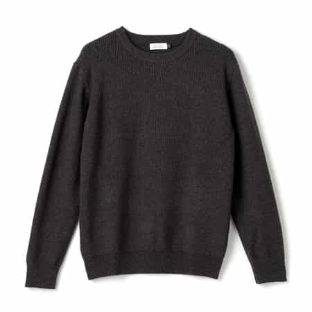 ウォッシャブル クルーネックニットプルオーバー