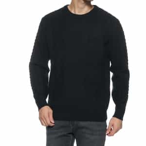 ウォッシャブル ケーブル編みニットプルオーバー