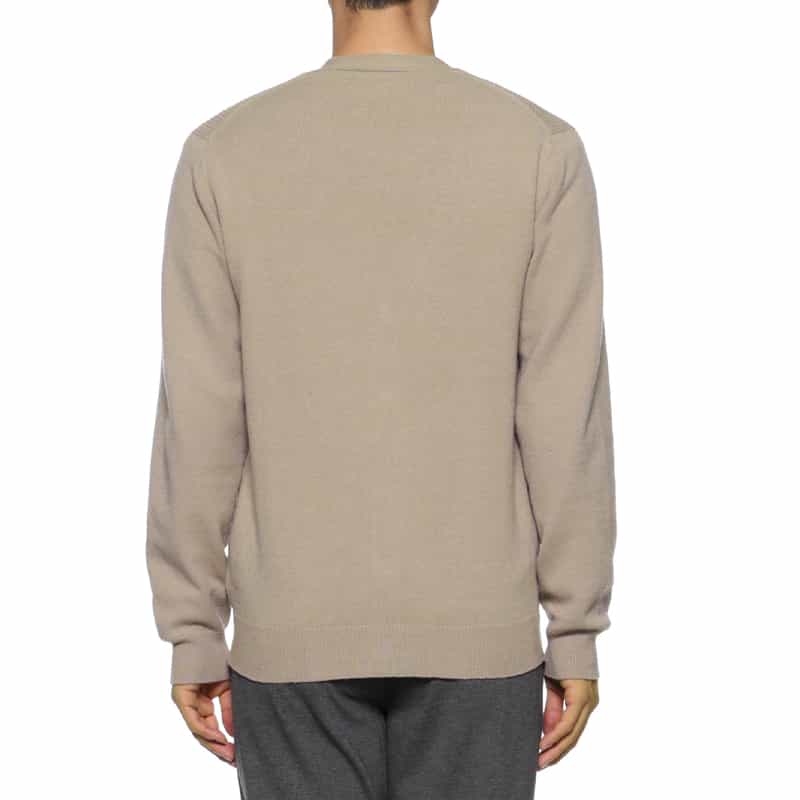 BARNEYS NEW YORK ウォッシャブル Vネックニットカーディガン BEIGE