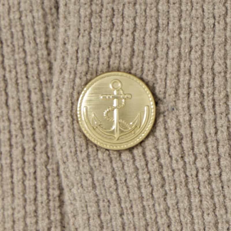 BARNEYS NEW YORK ウォッシャブル ショールカラーニットジャケット BEIGE