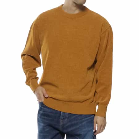 クルーネックニットプルオーバー