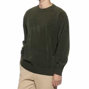 クルーネックニットプルオーバー