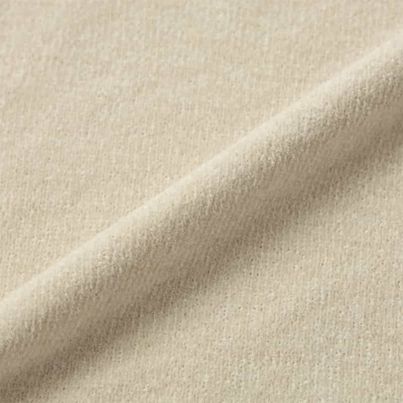 BARNEYS NEW YORK モックネックニットプルオーバー WHITE