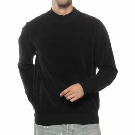 モックネックニットプルオーバー