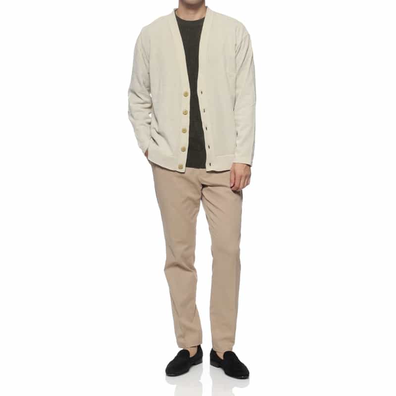 BARNEYS NEW YORK ニットカーディガン WHITE