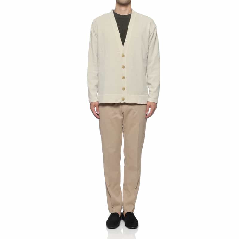 BARNEYS NEW YORK ニットカーディガン WHITE