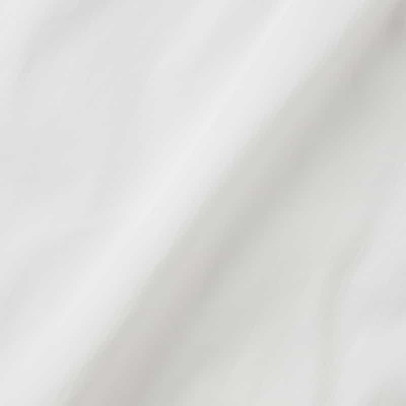 BARNEYS NEW YORK ウォッシャブル リボンカフススリーブブラウス WHITE