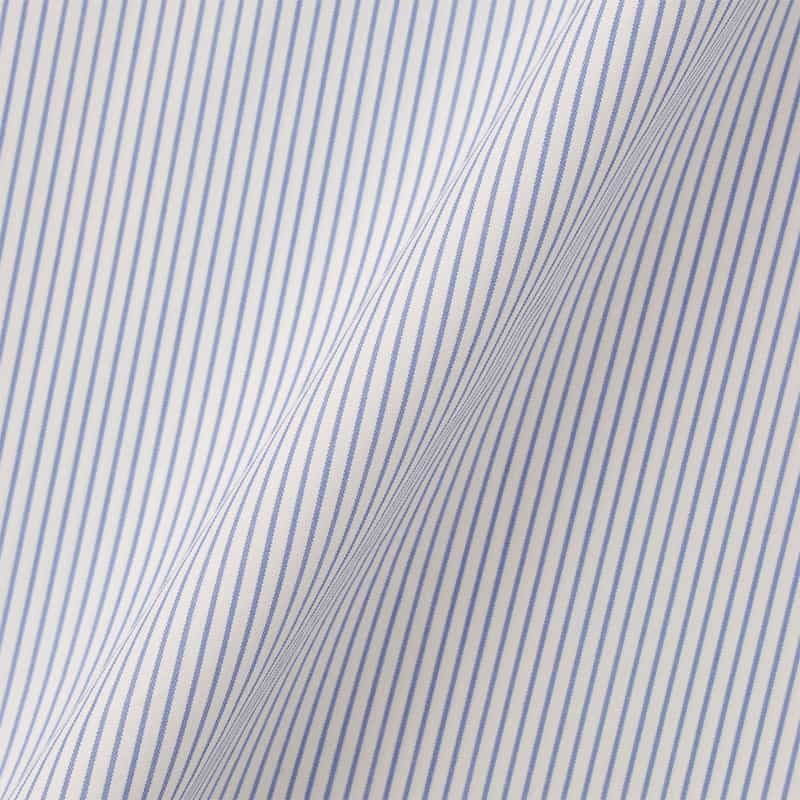 BARNEYS NEW YORK ウォッシャブル バッグリボン付ブラウス LT BLUE