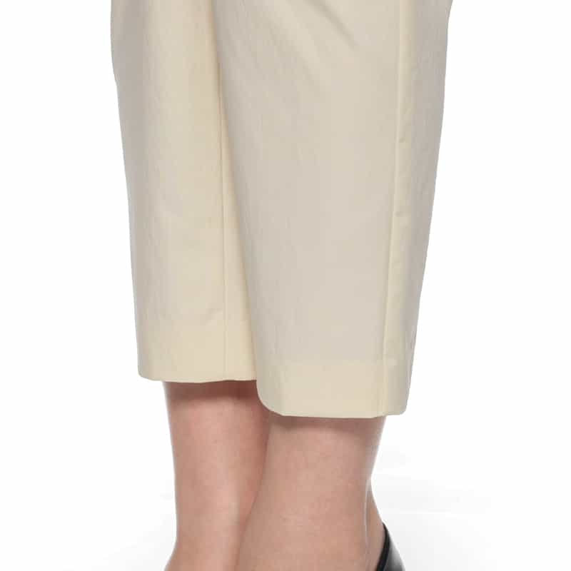 BARNEYS NEW YORK ウォッシャブル ストレートパンツ BEIGE