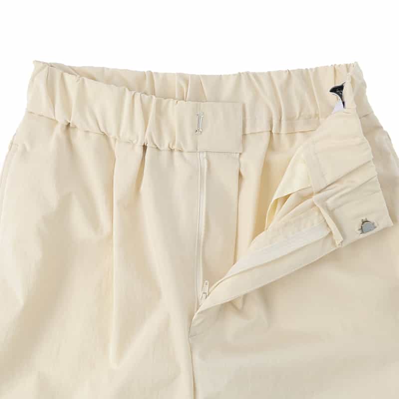 BARNEYS NEW YORK ウォッシャブル ストレートパンツ BEIGE