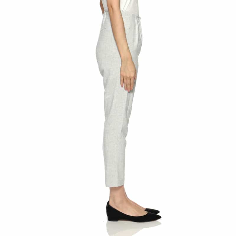 BARNEYS NEW YORK ウォッシャブル テーパードパンツ LIGHT BLUE