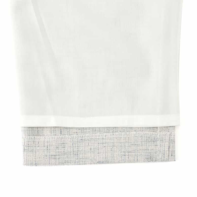 BARNEYS NEW YORK ウォッシャブル テーパードパンツ LIGHT BLUE