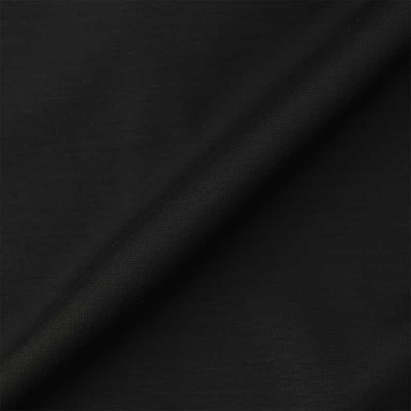 BARNEYS NEW YORK ウォッシャブル ウエストリボン ダブルスリーブカットソー BLACK