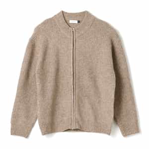 ジップアップニットブルゾン
