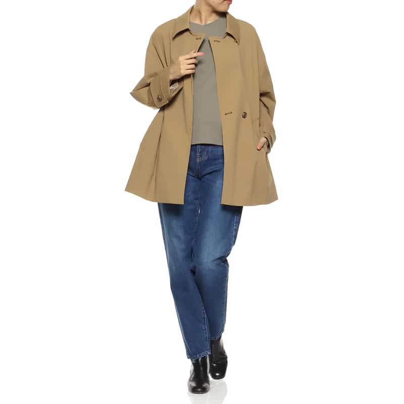 BARNEYS NEW YORK ミディ丈トレンチコート BEIGE