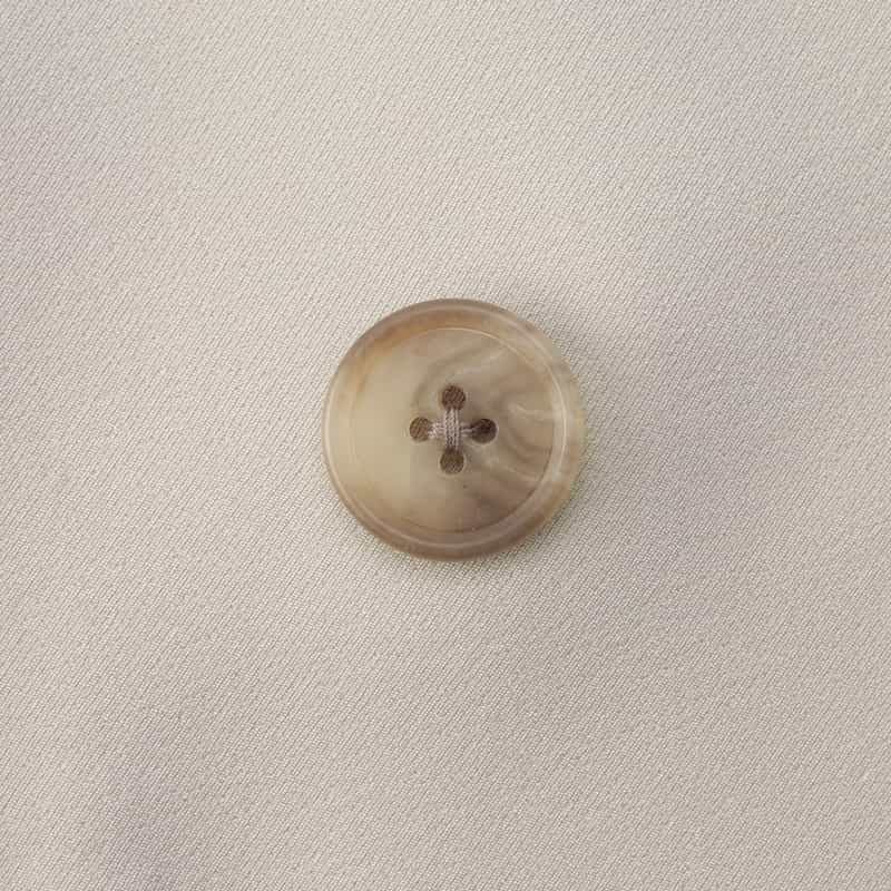 BARNEYS NEW YORK ウォッシャブル ノーカラージャケット BEIGE