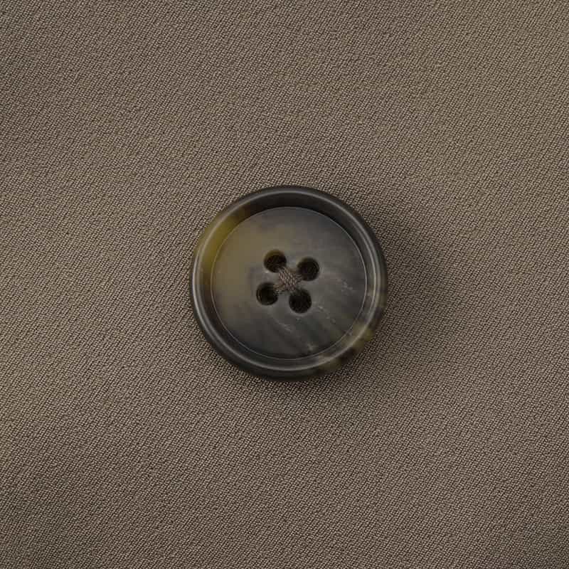 BARNEYS NEW YORK ウォッシャブル ノーカラージャケット KHAKI