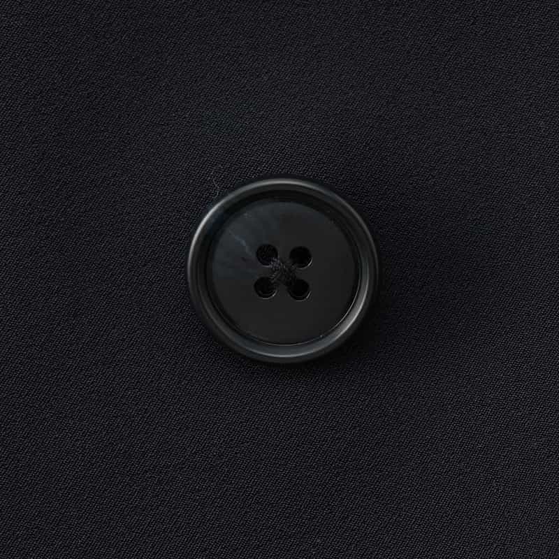 BARNEYS NEW YORK ウォッシャブル ノーカラージャケット NAVY