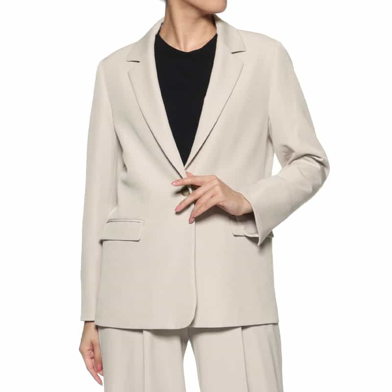 BARNEYS NEW YORK セットアップ ウォッシャブル テーラードジャケット BEIGE