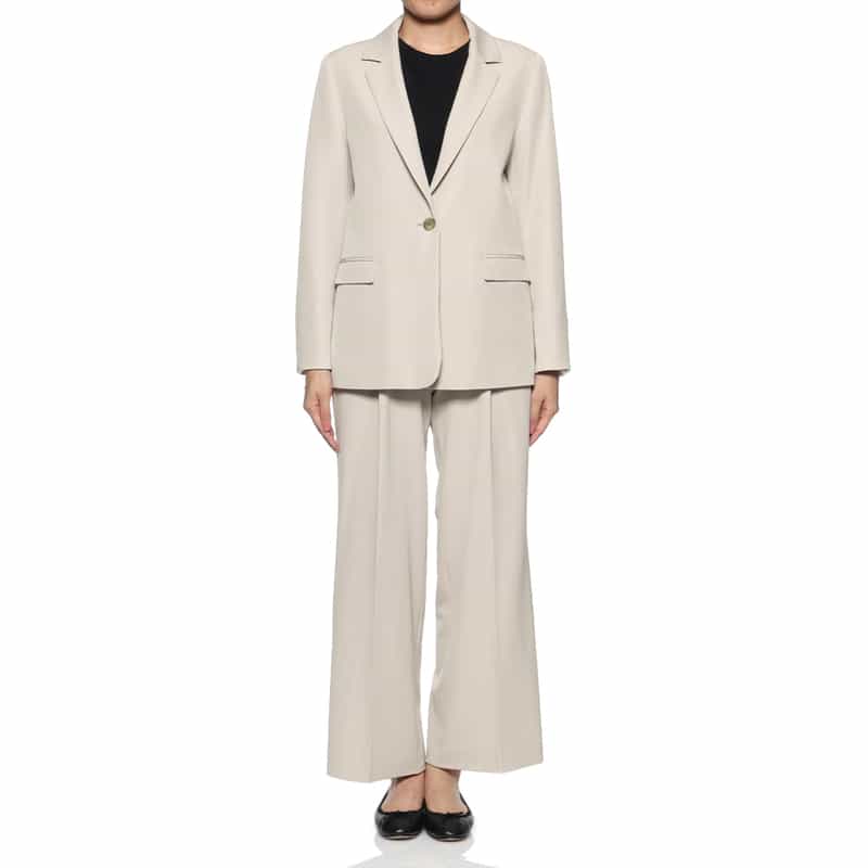 BARNEYS NEW YORK セットアップ ウォッシャブル テーラードジャケット BEIGE