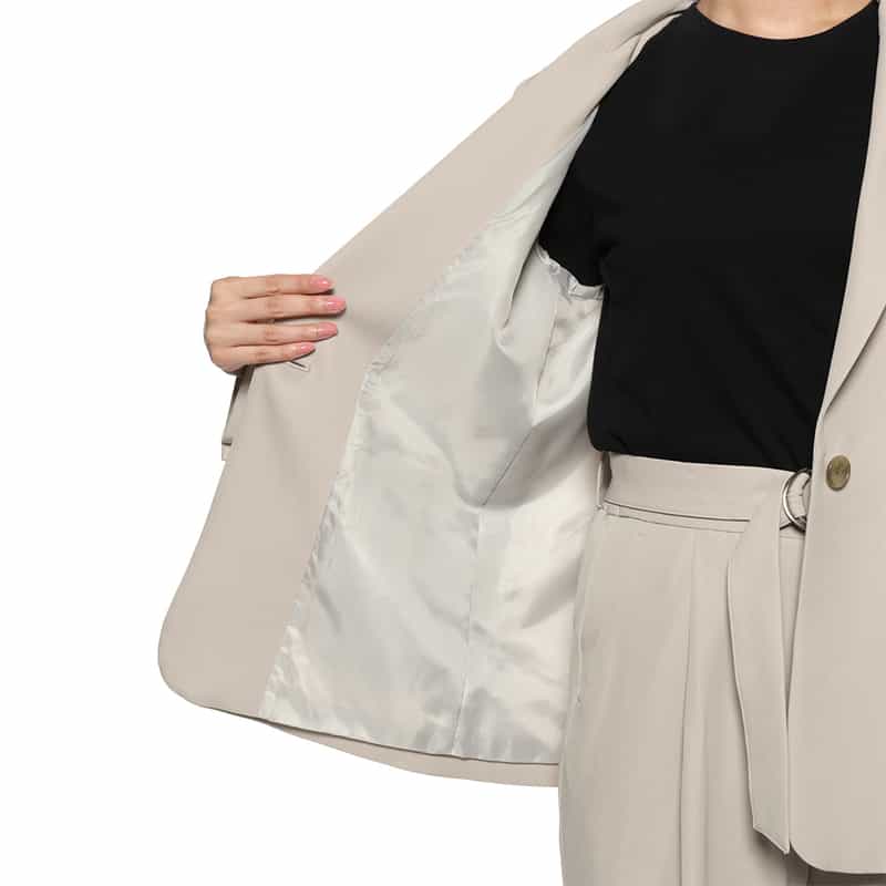 BARNEYS NEW YORK セットアップ ウォッシャブル テーラードジャケット BEIGE