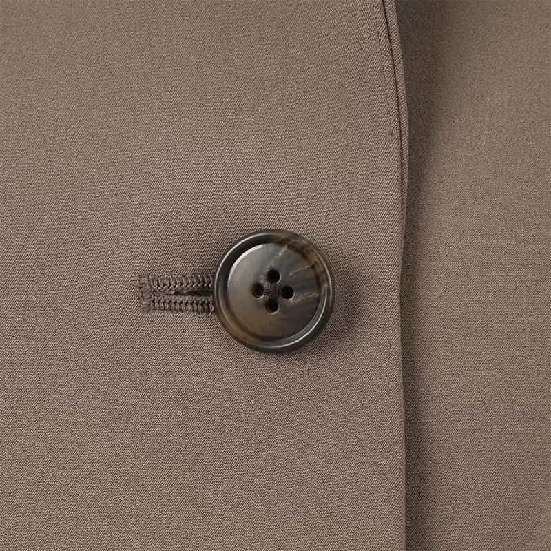 BARNEYS NEW YORK セットアップ ウォッシャブル テーラードジャケット KHAKI