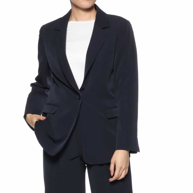 BARNEYS NEW YORK セットアップ ウォッシャブル テーラードジャケット NAVY