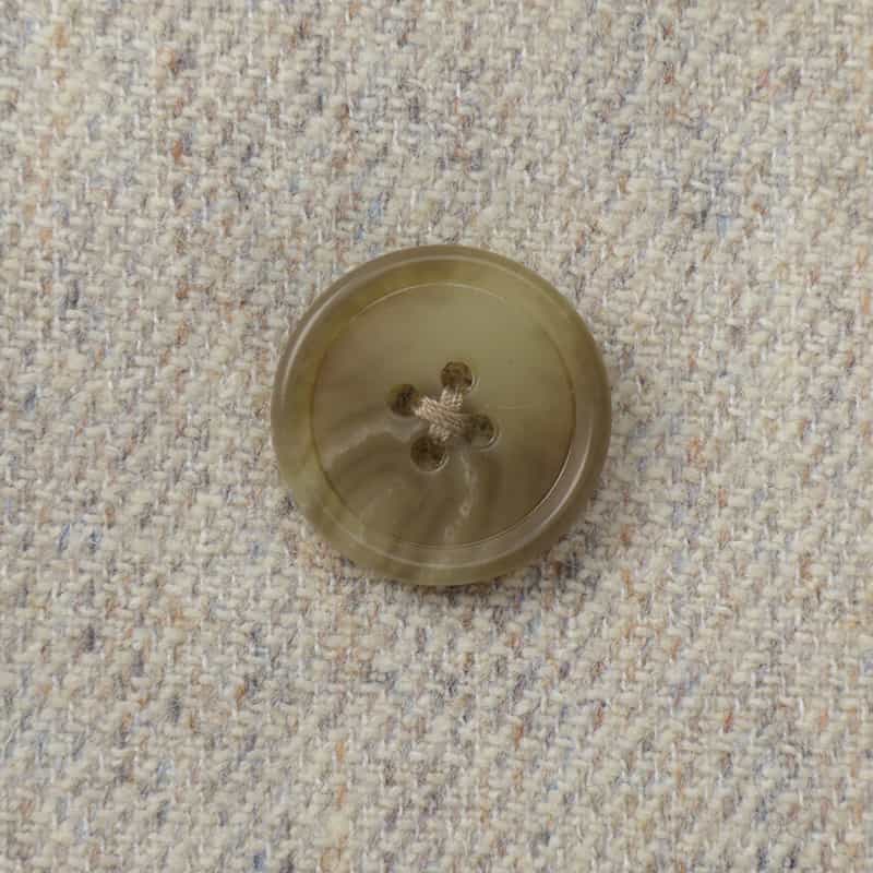 BARNEYS NEW YORK リサイクルウール ツイードライク ダブルブレストジャケット IVORY