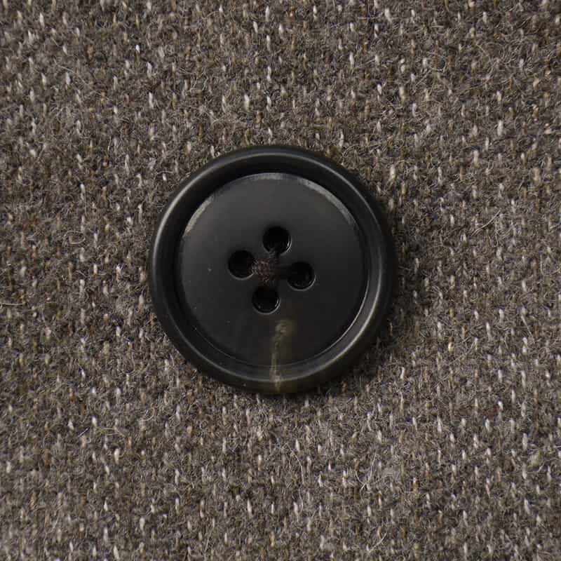 BARNEYS NEW YORK リサイクルウール ツイードライク ダブルブレストジャケット BROWN