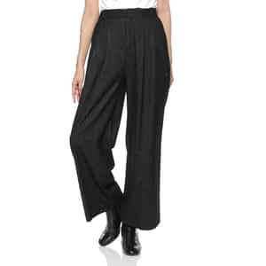 セットアップ タックワイドパンツ