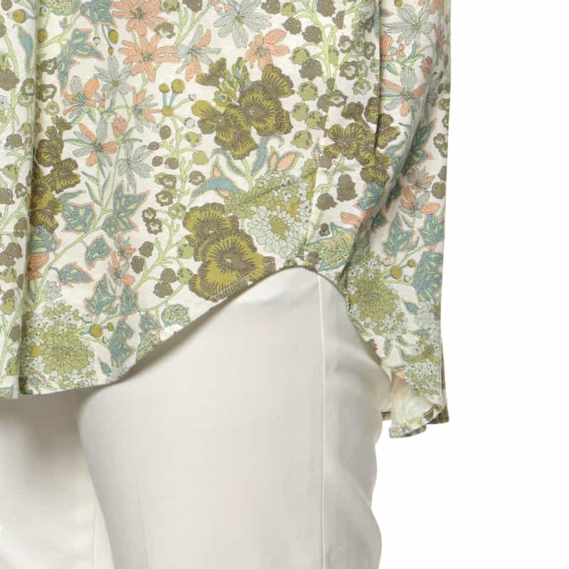 BARNEYS NEW YORK ジャージー素材ショートスリーブカジュアルシャツ IVORY