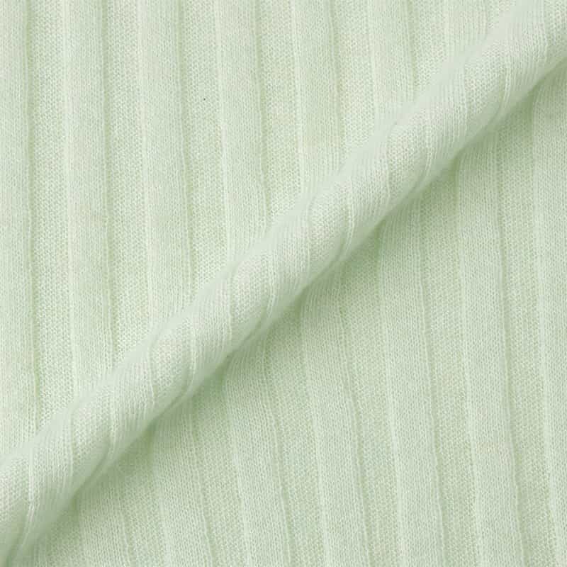 BARNEYS NEW YORK リブニットプルオーバー LIGHT GREEN