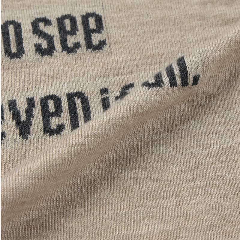 BARNEYS NEW YORK ウォッシャブル クルーネックニットプルオーバー BEIGE