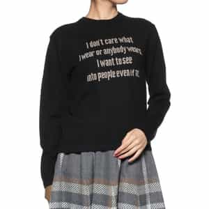 ウォッシャブル クルーネックニットプルオーバー