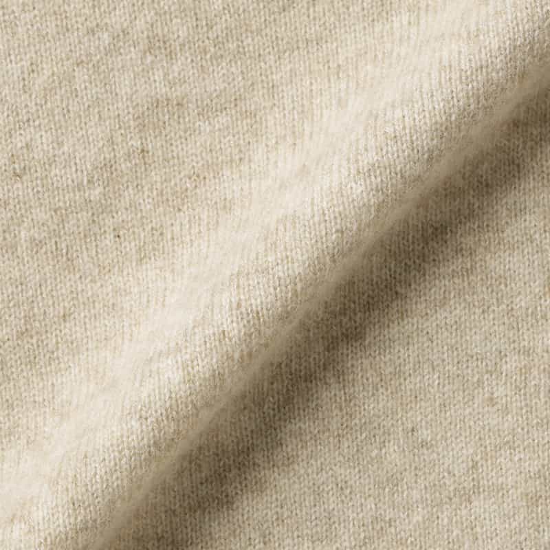 BARNEYS NEW YORK カシミヤ素材 モックネックニットプルオーバー BEIGE