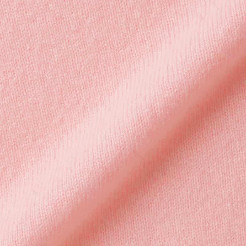 BARNEYS NEW YORK カシミヤ素材 モックネックニットプルオーバー LIGHT PINK