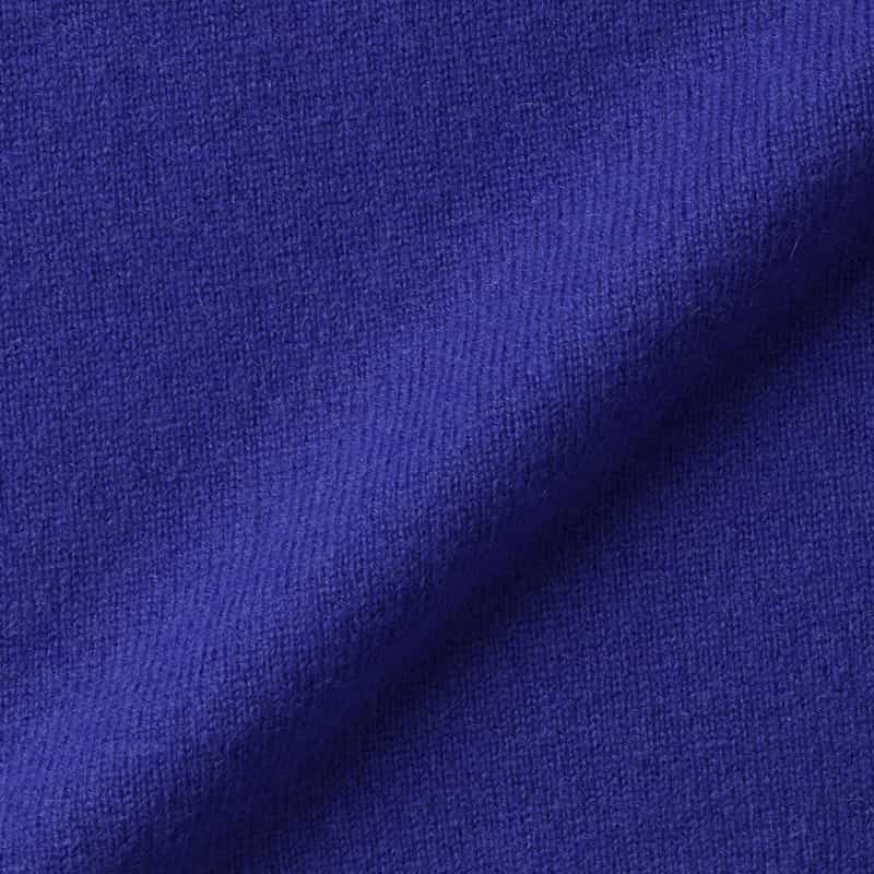 BARNEYS NEW YORK カシミヤ素材 タートルネックニットプルオーバー BLUE