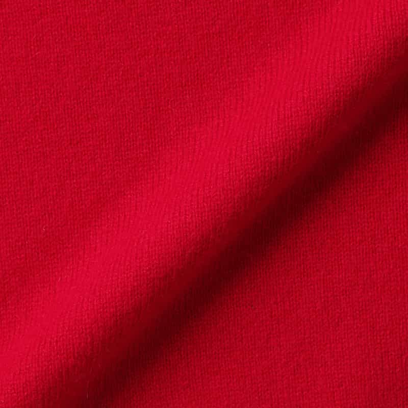 BARNEYS NEW YORK カシミヤ素材 タートルネックニットプルオーバー RED