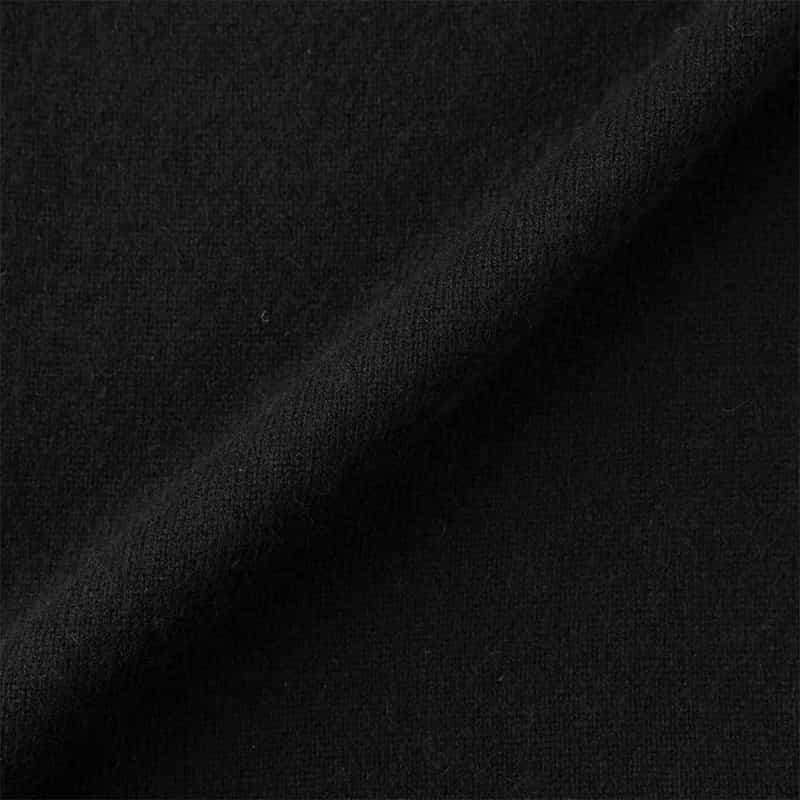 BARNEYS NEW YORK カシミヤ素材モックネックニットドレス BLACK