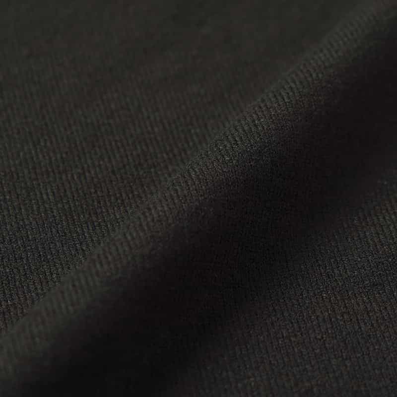 BARNEYS NEW YORK ウォッシャブル モックネックニットプルオーバー BLACK