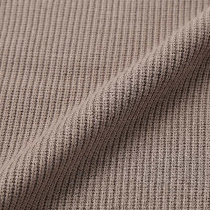 BARNEYS NEW YORK ウォッシャブル ノースリーブ チュニックニットプルオーバー BEIGE